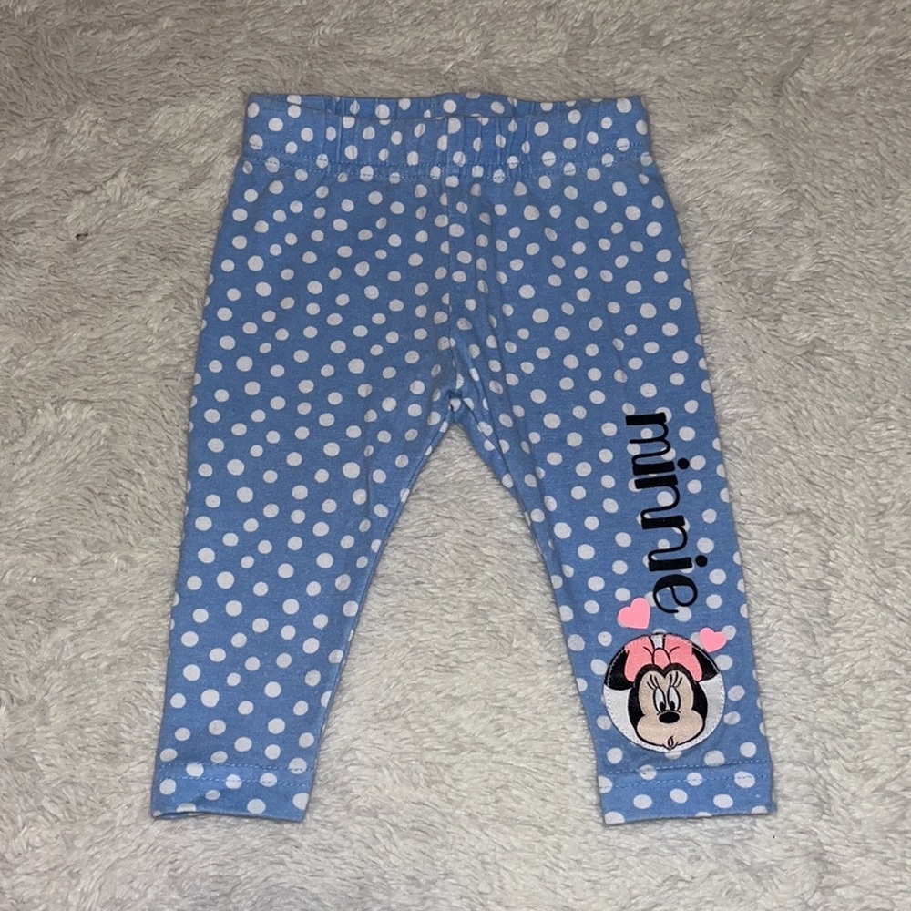 Disney mini mouse leggings 3/6 month baby girl clothing